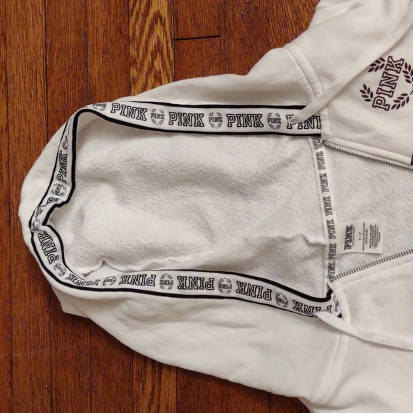 Pink Victoria Secret Zip up Hoodie - Picture 3 of 5